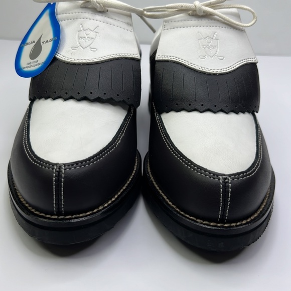AQUA TAGS Women’s Black White Golf Shoes Sz 6.5 - Picture 5 of 12
